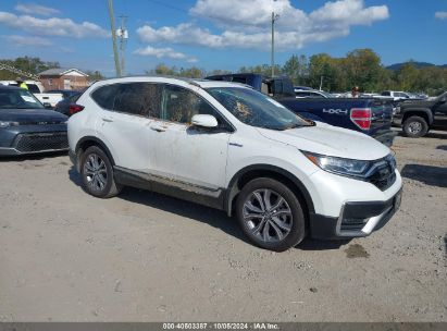 2022 HONDA CR-V HYBRID TOURING White  Hybrid 5J6RT6H92NL057305 photo #1