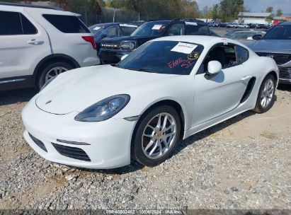 2018 PORSCHE 718 CAYMAN White  Gasoline WP0AA2A86JS260135 photo #3