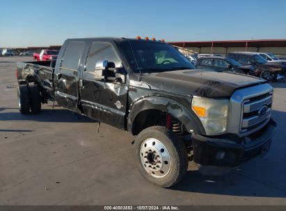 2016 FORD F-450 LARIAT Black  Diesel 1FT8W4DT9GEA90095 photo #1