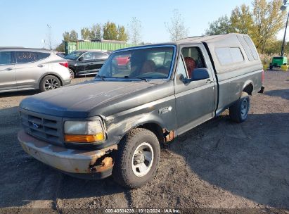 1996 FORD F150 Gray  Gasoline 1FTEF15YXTNA09014 photo #3