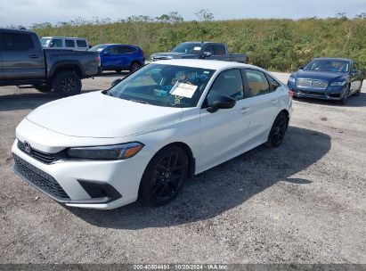 2023 HONDA CIVIC SPORT White  Gasoline 2HGFE2F50PH517624 photo #3