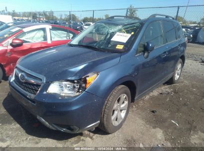 2014 SUBARU FORESTER 2.5I TOURING Blue  Gasoline JF2SJAPC2EH470181 photo #3