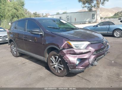 2018 TOYOTA RAV4 LE Burgundy  Gasoline 2T3ZFREV4JW464839 photo #1