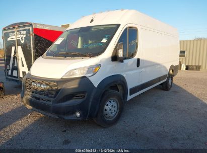 2023 RAM PROMASTER 3500 CARGO VAN HIGH ROOF 159 WB EXT White  Flexible Fuel 3C6MRVJG2PE537316 photo #3