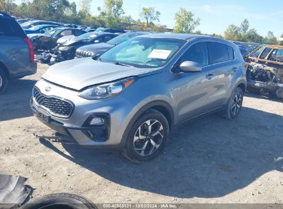 2020 KIA SPORTAGE LX Silver  Gasoline KNDPMCAC4L7706400 photo #3