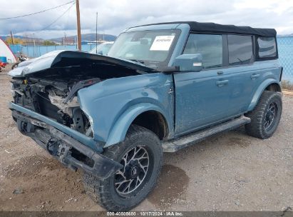 2021 FORD BRONCO OUTER BANKS Blue  Gasoline 1FMEE5DP5MLA81475 photo #3