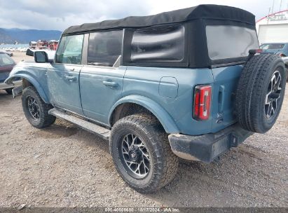 2021 FORD BRONCO OUTER BANKS Blue  Gasoline 1FMEE5DP5MLA81475 photo #4