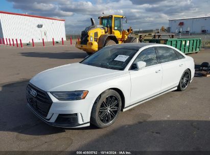 2020 AUDI A8 L 60 TFSI QUATTRO TIPTRONIC White  Gasoline WAU8EAF89LN005323 photo #3