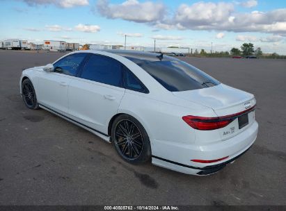 2020 AUDI A8 L 60 TFSI QUATTRO TIPTRONIC White  Gasoline WAU8EAF89LN005323 photo #4