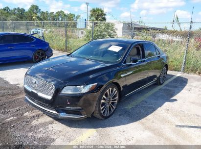 2017 LINCOLN CONTINENTAL SELECT Black  Gasoline 1LN6L9SK8H5607391 photo #3