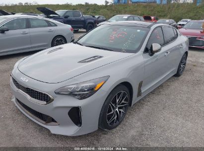 2022 KIA STINGER GT-LINE Silver  Gasoline KNAE35LD0N6118270 photo #3