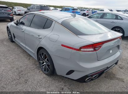 2022 KIA STINGER GT-LINE Silver  Gasoline KNAE35LD0N6118270 photo #4