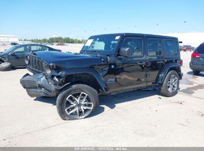 2024 JEEP WRANGLER 4XE SPORT S 4XE Black  Hybrid 1C4RJXN61RW213429 photo #3