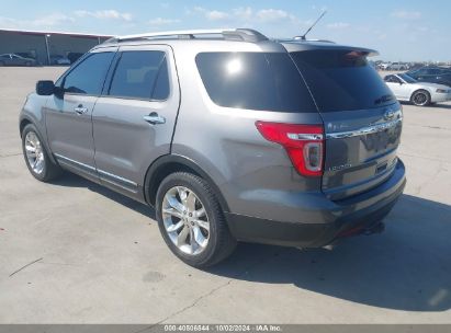 2013 FORD EXPLORER LIMITED Gray  Gasoline 1FM5K7F84DGB57688 photo #4