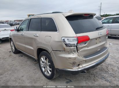 2014 JEEP GRAND CHEROKEE SUMMIT Gold  Flexible Fuel 1C4RJEJG2EC380011 photo #4