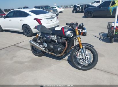 2020 TRIUMPH MOTORCYCLE THRUXTON RS Gray  Gasoline SMTD56HR5LT994772 photo #1