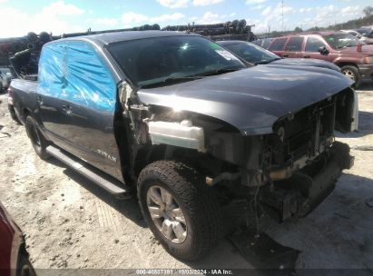 2017 NISSAN TITAN SV Gray  Gasoline 1N6AA1E65HN503684 photo #1