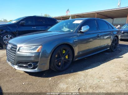 2015 AUDI S8 4.0T Gray  Gasoline WAUK2AFDXFN001815 photo #3