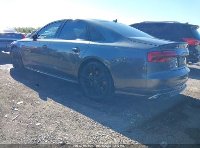 2015 AUDI S8 4.0T Gray  Gasoline WAUK2AFDXFN001815 photo #4