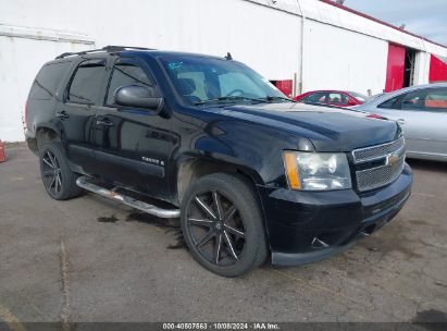 2007 CHEVROLET TAHOE LT Black  Flexible Fuel 1GNFK13027R184635 photo #1