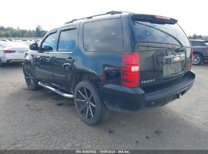 2007 CHEVROLET TAHOE LT Black  Flexible Fuel 1GNFK13027R184635 photo #4