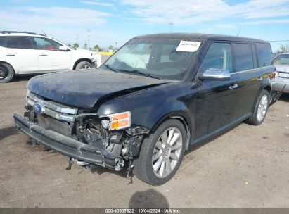 2011 FORD FLEX LIMITED Black  Gasoline 2FMHK6DT6BBD25110 photo #3