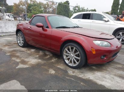 2008 MAZDA MX-5 GRAND TOURING Burgundy  Gasoline JM1NC26FX80141299 photo #1