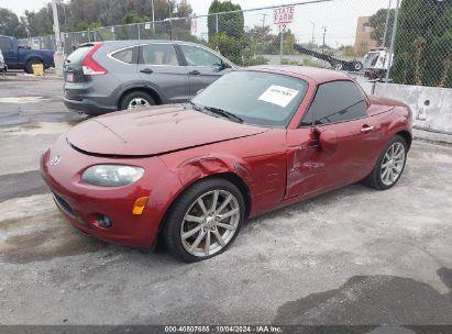 2008 MAZDA MX-5 GRAND TOURING Burgundy  Gasoline JM1NC26FX80141299 photo #3