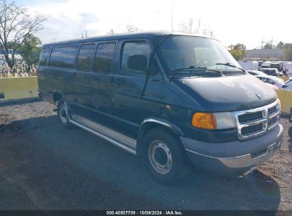 1999 DODGE RAM WAGON 3500 Green  Gasoline 2B5WB35Z5XK559140 photo #1