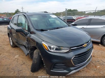 2019 CHEVROLET TRAX LT Gray  Gasoline 3GNCJNSB2GL204244 photo #1