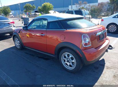 2013 MINI COUPE COOPER Orange  Gasoline WMWSX1C53DT507624 photo #4