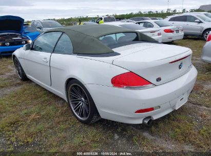 2005 BMW 645CI White  Gasoline WBAEK73495B327433 photo #4