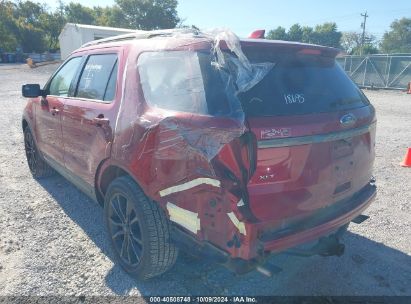 2017 FORD EXPLORER XLT Red  Gasoline 1FM5K8DH1HGD09053 photo #4