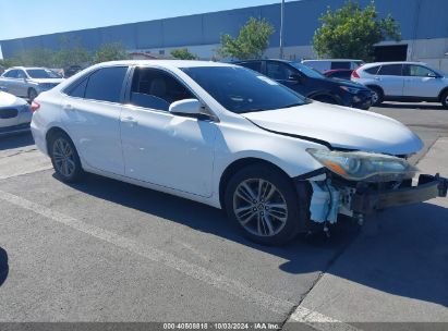 2016 TOYOTA CAMRY SE White  Gasoline 4T1BF1FK9GU508102 photo #1