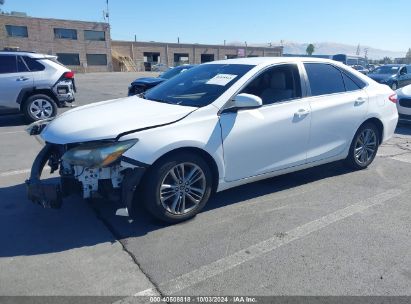 2016 TOYOTA CAMRY SE White  Gasoline 4T1BF1FK9GU508102 photo #3