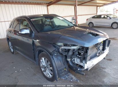 2019 INFINITI QX50 LUXE Gray  Gasoline 3PCAJ5M13KF139853 photo #1