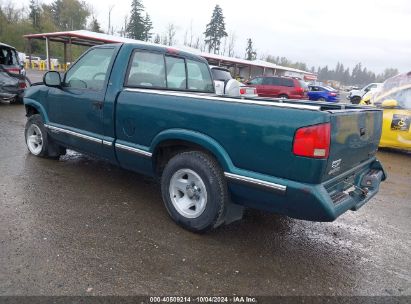 1996 CHEVROLET S TRUCK S10 Green  Gasoline 1GCCS1440T8184825 photo #4