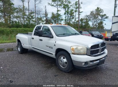 2006 DODGE RAM 3500 SLT/SPORT White  Diesel 3D7ML48C06G211966 photo #1