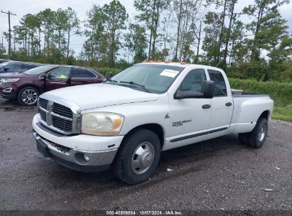 2006 DODGE RAM 3500 SLT/SPORT White  Diesel 3D7ML48C06G211966 photo #3