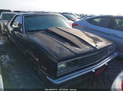 1986 CHEVROLET EL CAMINO Black  Gasoline 3GCCW80H3GS915959 photo #1