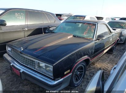 1986 CHEVROLET EL CAMINO Black  Gasoline 3GCCW80H3GS915959 photo #3