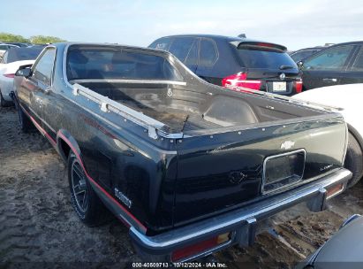 1986 CHEVROLET EL CAMINO Black  Gasoline 3GCCW80H3GS915959 photo #4