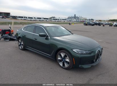 2023 BMW I4 EDRIVE35 Green  Electric WBY43AW03PFP52867 photo #1