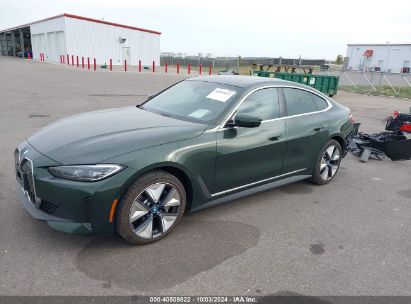 2023 BMW I4 EDRIVE35 Green  Electric WBY43AW03PFP52867 photo #3