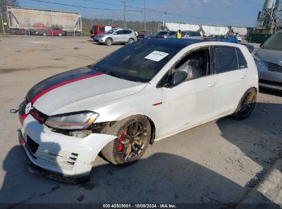 2016 VOLKSWAGEN GOLF GTI SE W/PERFORMANCE PACKAGE 4-DOOR White  Gasoline 3VW547AU6GM069476 photo #3