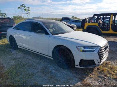 2021 AUDI S8 TFSI QUATTRO TIPTRONIC White  Gasoline WAU8SAF89MN006708 photo #1