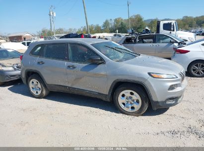 2015 JEEP CHEROKEE SPORT Gray  Gasoline 1C4PJMAB6FW514105 photo #1