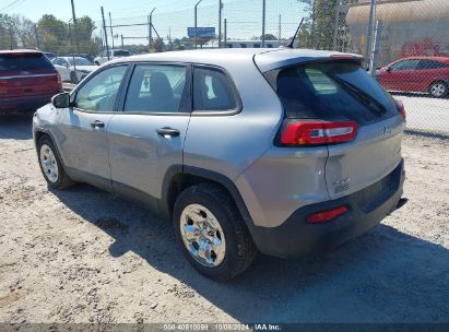 2015 JEEP CHEROKEE SPORT Gray  Gasoline 1C4PJMAB6FW514105 photo #4