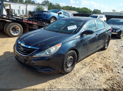 2013 HYUNDAI SONATA GLS Black  Gasoline 5NPEB4AC7DH562891 photo #3