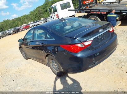 2013 HYUNDAI SONATA GLS Black  Gasoline 5NPEB4AC7DH562891 photo #4